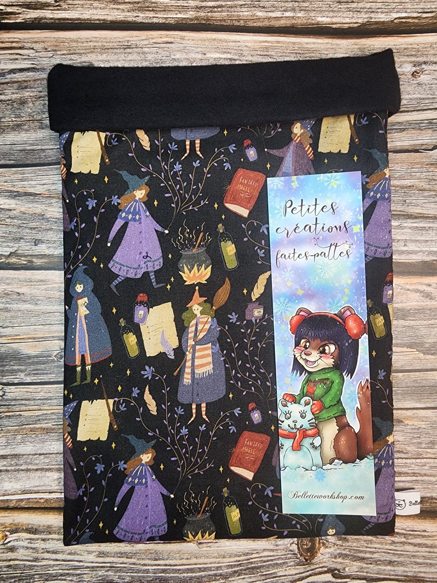 Pochette à livre - Petite sorcière