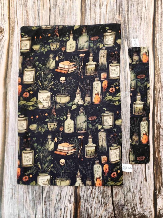 Pochette à livre - Petites fioles de poison